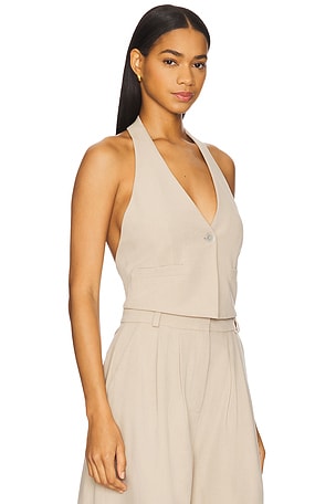 Lovers and Friends Aria Vest in Beige