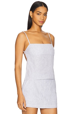 Lovers and Friends Sonny Top in Navy,Ivory