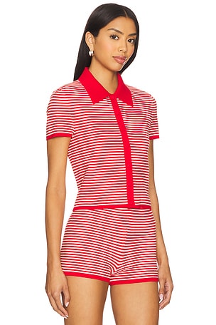 Lovers and Friends Parker Knit Top in Red