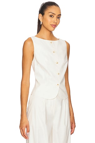 Lovers and Friends Jackie Top in White
