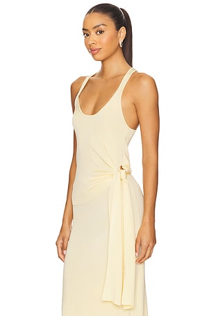 Lovers and Friends Elsy Tie Tank Top in Lemon