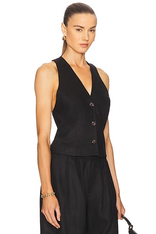 Lovers and Friends Drew Top in Black