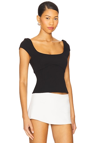 Lovers and Friends Naomi Top in Black