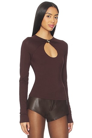 Lovers and Friends Adeline Top in Brown