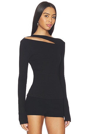 Lovers and Friends Lilias Top in Black