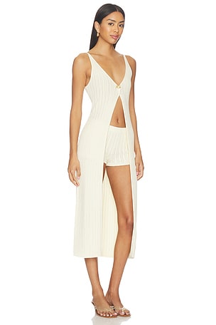 Lovers and Friends Fionah Duster Tank Top in Ivory