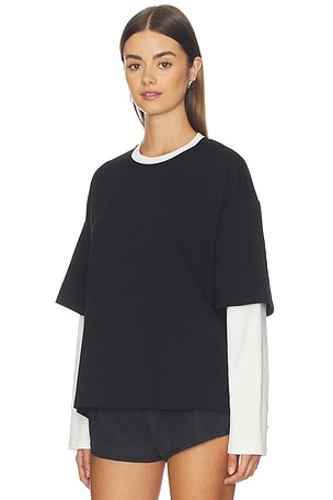 Lovers and Friends Bethan Tee in Black,White