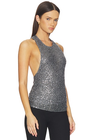 Lovers and Friends Kaye Top in Metallic Silver