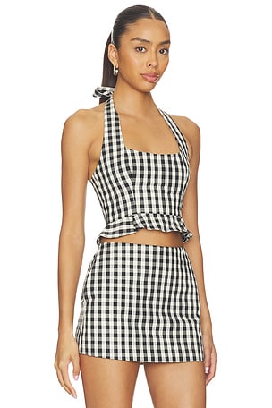 Lovers and Friends Zoe Top in Black,White