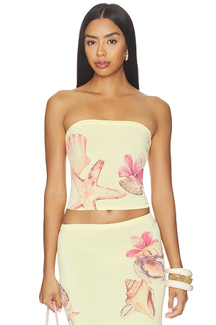 Katia Floral Print Tube Top Lovers and Friends