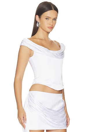 Lovers and friends x revolve rosalie top en color blanco