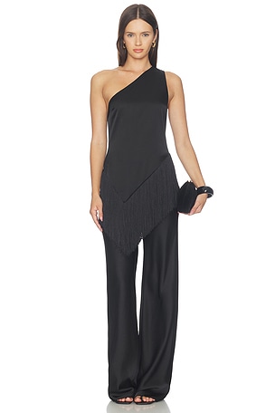 Olivia Satin Fringe Top Lovers and Friends