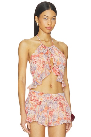 Lovers and Friends Christine Top in Floral Multi