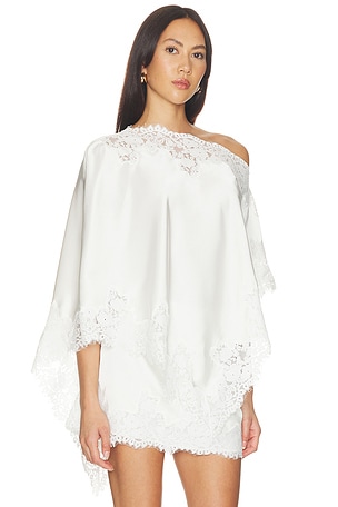 Lovers and Friends x Blake Evin Bruna Cape Top in Ivory
