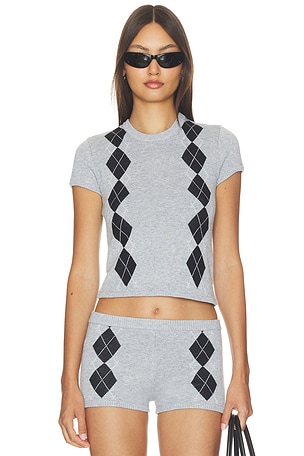 Gisselle Argyle Tee Lovers and Friends
