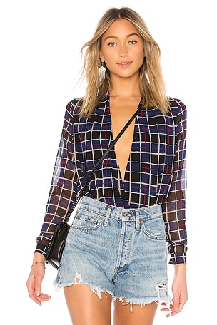 Lovers + Friends newest Get Down Flannel Blouse