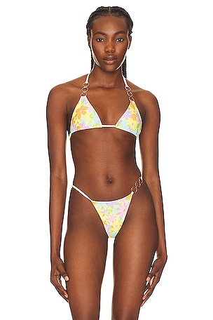  Seafolly Women's Longline Triangle Bikini Top Swimsuit