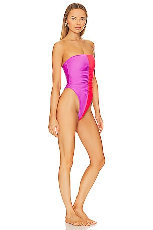 Lovers and Friends Tropic Daze One Piece in Purple