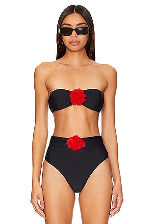 Ada Ruched Rosette Bandeau Lovers and Friends