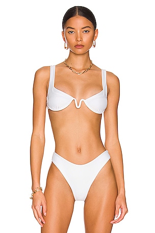 Girl on Fire Simple Swimsuit Top with Center Ring Country – Monica Hansen  Beachwear