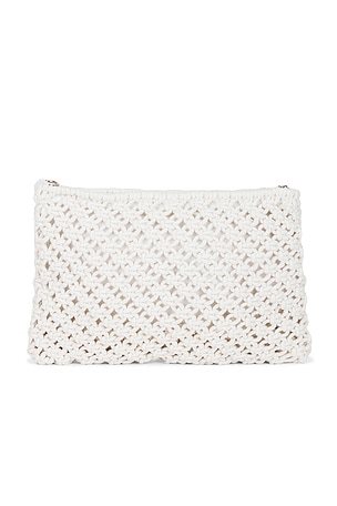 Lovers and Friends Annalise Clutch in Ivory