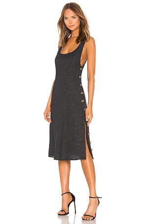 midi dress for women puff sleeve Everly Puff Sleeve Midi Dress-Blue