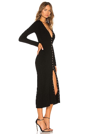 LPA Kavala Sweater Dress in Black