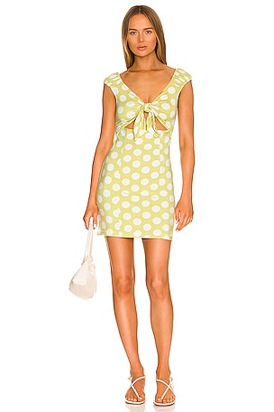 LPA Cinzia Mini Dress in Festive Polka Dot REVOLVE