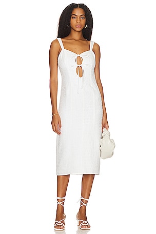 Harper Eyelet Midi Dress