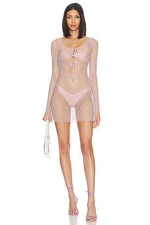 Bibiana Liquid Shine Mini Dress LPA