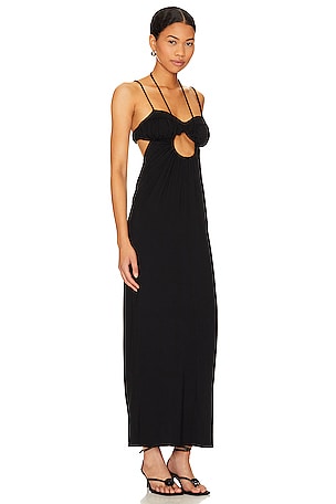 LPA Viola Maxi Dress in Black