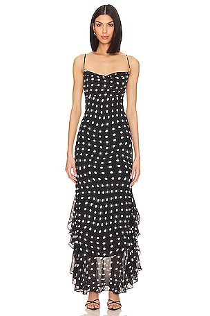 LPA Giulia Maxi Dress in Black