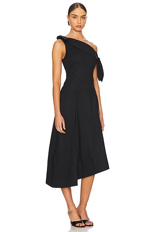 LPA Eloise Midi Dress in Black