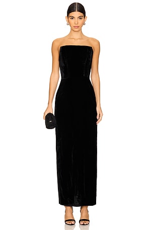 Emery Velvet Maxi Dress LPA