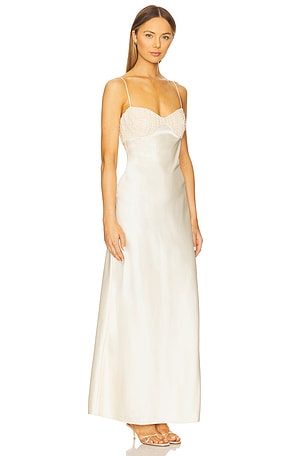 LPA Callie Maxi Dress in Cream