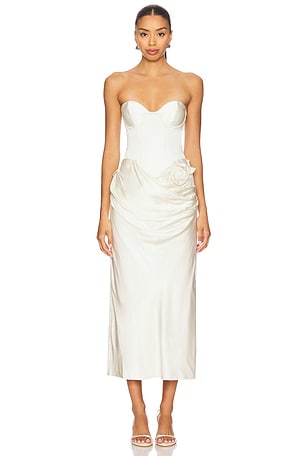 Ilaria Corset Midi Dress LPA