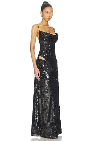 LPA Ava Maxi Dress in Black