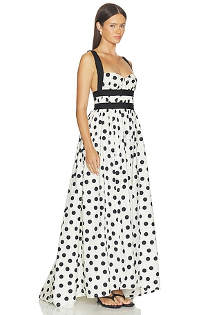 LPA Leisl Gown in Black & White