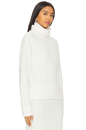 LPA Evan Turtleneck Sweater in White