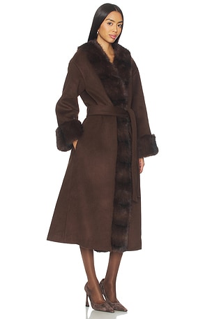 LPA Mara Coat in Chocolate