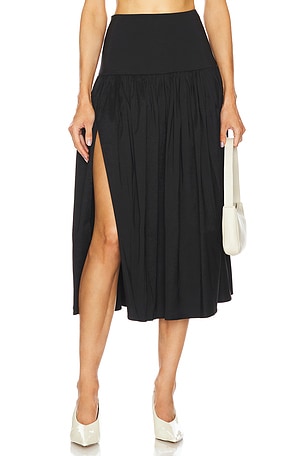 1.state pleated midi skirt best sale