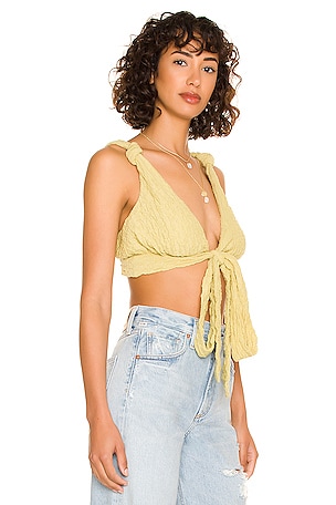 LPA Basil Top in Yellow