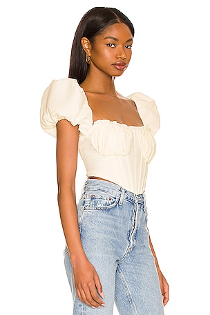 LPA Claudette Top in Ivory