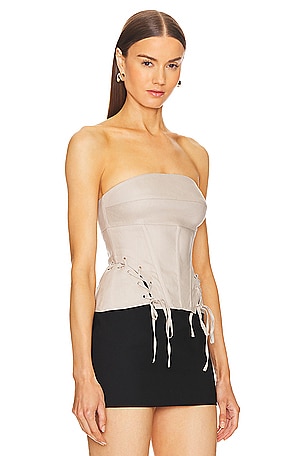 LPA Pietra Corset Top in Taupe