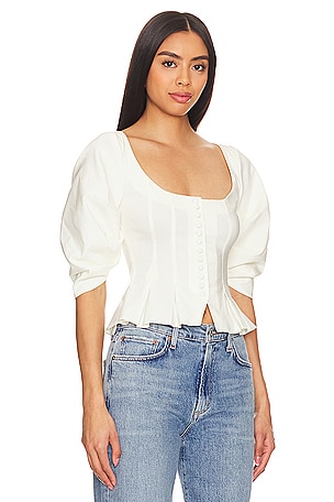 LPA Sarita Blouse in White
