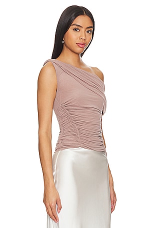 LPA Mona Top in Taupe