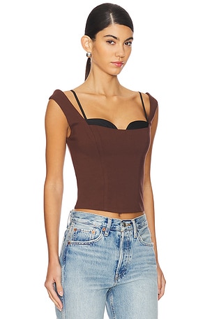 LPA Kenley Top in Brown