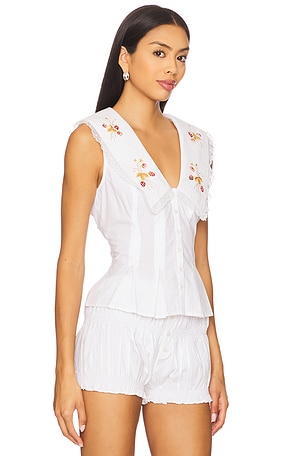 LPA Evelyn Top in White