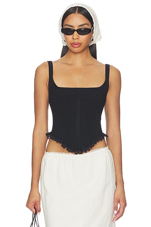 Suzy Knit Corset Top LPA