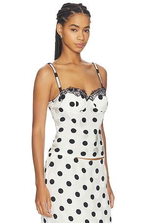 LPA Aveline Top in Black & White